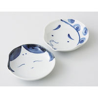 西海陶器 おかめひょっとこ 小皿ペア 40332 1個（直送品）