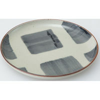 西海陶器 mode ソースプレート M スノー 24338 1箱(3個入)（直送品）