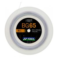 Yonex(ヨネックス) バドミントン ガット ミクロン65 200Mロール ホワイト（０１１） BG65-2 1本（直送品）