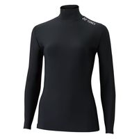 Yonex(ヨネックス) トレーニング ウェア レディース ハイネック長袖シャツ L ブラック（００７） STBF1515 1枚（直送品）