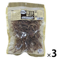 豚耳細切り 無添加 国産 300g 3袋 オーシーファーム ドッグフード おやつ