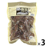 豚耳スライス 無添加 国産 300g 3袋 オーシーファーム ドッグフード おやつ