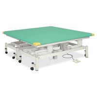 高田ベッド製作所 電動キングホーム 幅200×長さ180×高さ45~80cm メディグリーン/クリーム TB-1358 1個（直送品）