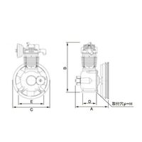 明治機械製作所 オイルフリー圧縮機本体 BFOUー15 BFOU-15 1個（直送品）