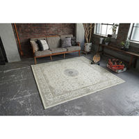 ERARE DICTUM マイクロプリントパイルラグ 1400×2000mm アイボリー 4573109309658 1枚（直送品）