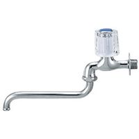 カクダイ Cハンドル自在水栓//青 7061Cー13X170 1セット(4個)（直送品）