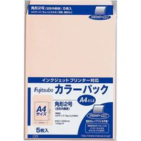 マルアイ クラフト封筒 藤壺カラーパック 角2 ピンク PK-21P 1袋(5枚)