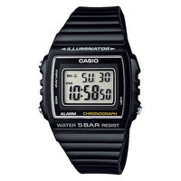 カシオ 腕時計 デジタル W-215H-1AJH 5気圧防水 ブラック 5個