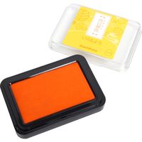 シヤチハタ スタンプ台 いろもよう 向日葵色(ひまわりいろ) HAC-1-Y 5個