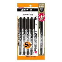 ゼブラ マッキー極細 黒 P-MO-120-MC-BK5-O 5セット（5本入+1本増量×5）