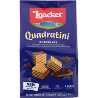 Loacker（ロアカー） クワドラティーニ ウエハース チョコレート 125g 5袋