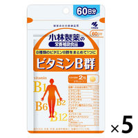 ビタミンB群  約60日分(120粒入り)【小林製薬の栄養補助食品】　1セット（1袋×5）　サプリメント