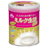 森永乳業 ミルク生活プラス 300g 5缶　大人のための粉ミルク　カルシウム・乳酸菌・鉄分・タンパク質補給に