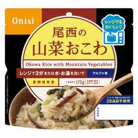 【非常食】尾西食品 尾西のレンジ+（プラス） 山菜おこわ 80g 1袋