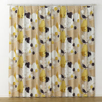 スミノエ DESIGNLIFE カーテン フルーツフルーツ ベージュ AS-V1363-270190BE １セット(2枚入)（直送品）