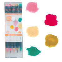あかしや CA200/5VA 水彩毛筆彩 春を描く5色セット 1個（5色）（直送品）