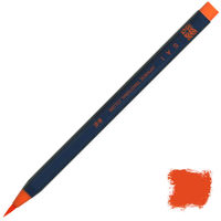あかしや 筆ペン CA200-02 水彩毛筆「彩」朱色 1セット（5本）