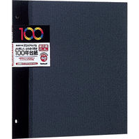 ナカバヤシ フリー替台紙 デミサイズ ブラック アH-DFR-5-D 1冊（直送品）