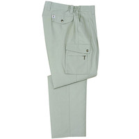 自重堂　制服百科　抗菌防臭ツータックカーゴパンツ　アースグリーン　Ｌ　128（直送品）