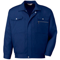 自重堂　制服百科　抗菌防臭長袖ブルゾン　ネービー　４Ｌ　608（直送品）