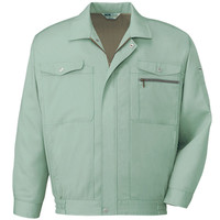 自重堂　制服百科　抗菌防臭長袖ブルゾン　アースグリーン　５Ｌ　608（直送品）