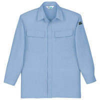 自重堂　制服百科　低発塵製品制電長袖シャツ　ライトブルー　Ｓ　920（直送品）