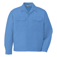 自重堂　制服百科　エコ製品制電長袖ジャンパー　ブルー　ＬＬ　2158（直送品）