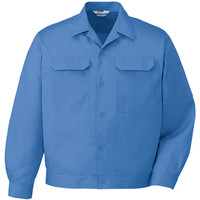 自重堂　制服百科　エコ製品制電長袖ジャンパー　ライトブルー　Ｍ　6058（直送品）