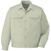 自重堂　制服百科　エコ製品制電長袖ジャンパー　アースグリーン　Ｍ　6058（直送品）