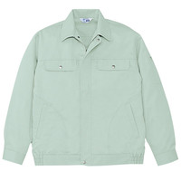 自重堂　制服百科　形態安定長袖ブルゾン　アースグリーン　４Ｌ　34100（直送品）