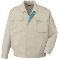自重堂　制服百科　製品制電長袖ブルゾン　ライトベージュ　５Ｌ　44100（直送品）
