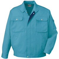 自重堂　制服百科　製品制電長袖ブルゾン　ミストブルー　５Ｌ　44100（直送品）