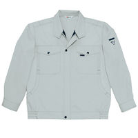 自重堂　制服百科　清涼長袖ブルゾン　シルバー　ＥＬ　45400（直送品）