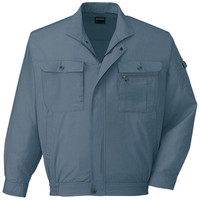 自重堂　制服百科　長袖ブルゾン　ミストブルー　５Ｌ　45600（直送品）