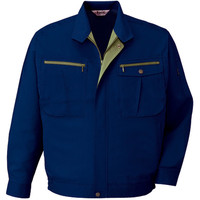 自重堂　制服百科　ストレッチ長袖ブルゾン　ネービー　Ｌ　45900（直送品）