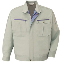 自重堂　制服百科　ストレッチ長袖ブルゾン　アイボリー　Ｌ　45900（直送品）