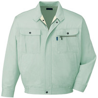 自重堂　制服百科　形態安定長袖ブルゾン　アースグリーン　４Ｌ　46000（直送品）