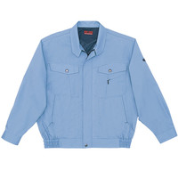 自重堂　制服百科　清涼長袖ブルゾン　ライトブルー　ＬＬ　47700（直送品）