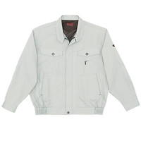 自重堂　制服百科　清涼長袖ブルゾン　シルバー　ＬＬ　47700（直送品）