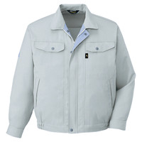 自重堂　制服百科　エコ高制電長袖ブルゾン　シルバー　ＳＳ　84400（直送品）