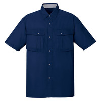自重堂　制服百科　エコ３バリュー半袖シャツ　ネービー　Ｌ　85414（直送品）