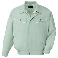 自重堂　制服百科　エコ製品制電長袖ブルゾン　アースグリーン　Ｍ　86000（直送品）