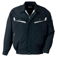 自重堂　制服百科　エコ製品制電長袖ブルゾン　シックブラツク　Ｍ　86000（直送品）