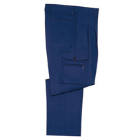 自重堂　制服百科　ツータックカーゴパンツ　ネービー　Ｈ１１２　H14002（直送品）