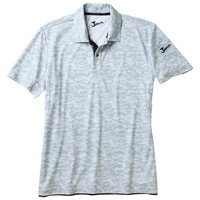 自重堂　制服百科　吸汗速乾半袖ポロシャツ　シルバーカモフラ　ＬＬ　55334（直送品）