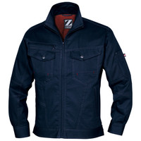 自重堂　制服百科　長袖ジャンパー　ネービー　ＬＬ　75200（直送品）