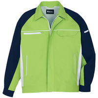 自重堂　制服百科　製品制電ストレッチ長袖ジャンパー　ライトグリーン　ＬＬ　86800（直送品）