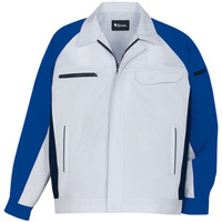 自重堂　制服百科　製品制電ストレッチ長袖ジャンパー　シルバー　ＳＳ　86800（直送品）