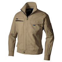 アイトス 長袖ブルゾン（男女兼用） カーキ 6L AZ-30430-025 1着（直送品）