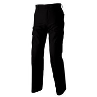 アイトス カーゴパンツ（ノータック） ブラック 115cm AZ-3851-010 1着（直送品）